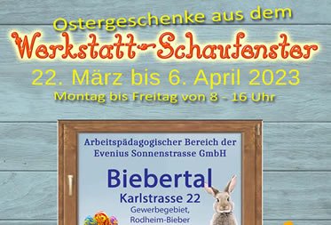 Ostergeschenke aus dem Werkstatt-Schaufenster