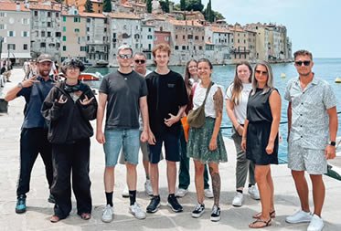 Sommerfreizeit der Wohngruppen "Dreimärker" in Kroatien